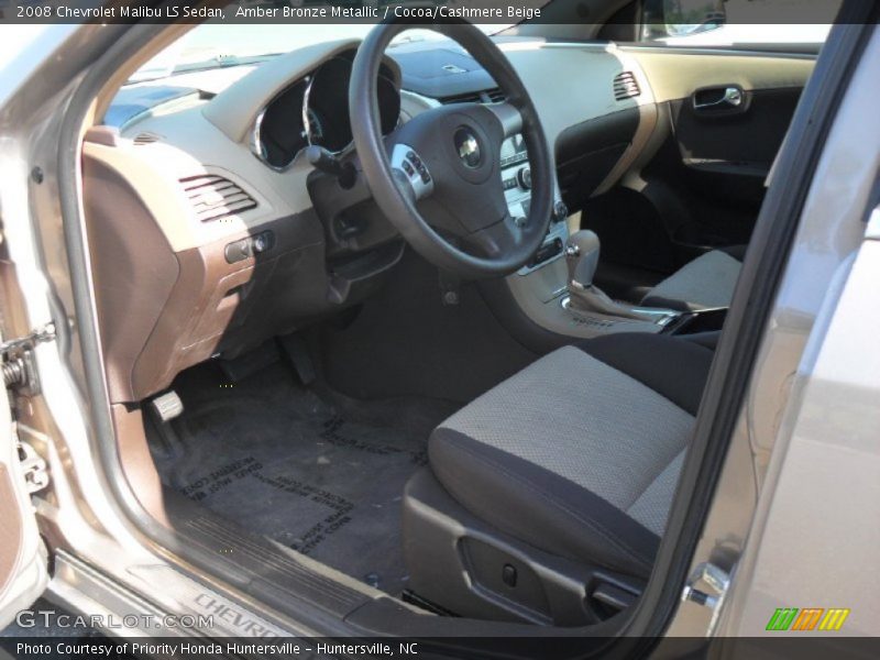 Amber Bronze Metallic / Cocoa/Cashmere Beige 2008 Chevrolet Malibu LS Sedan