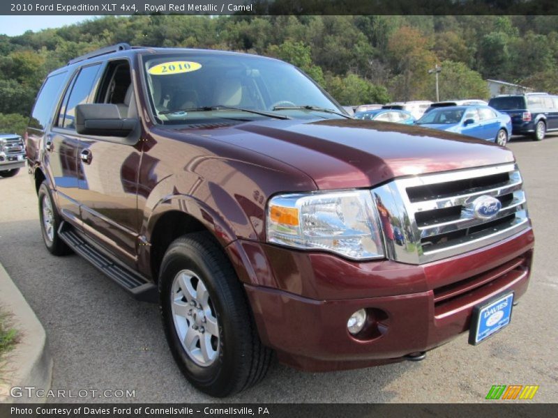 Royal Red Metallic / Camel 2010 Ford Expedition XLT 4x4