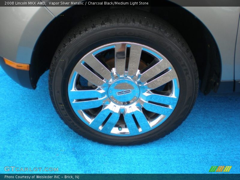 Vapor Silver Metallic / Charcoal Black/Medium Light Stone 2008 Lincoln MKX AWD