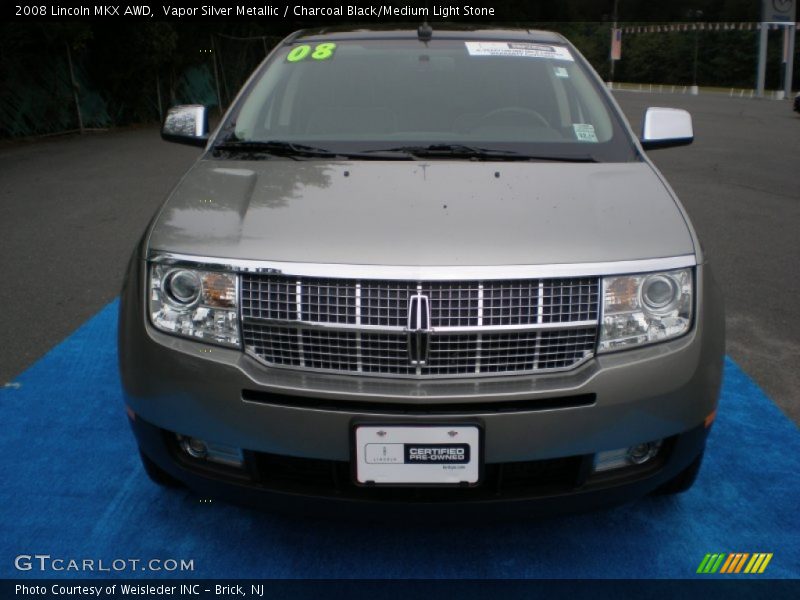 Vapor Silver Metallic / Charcoal Black/Medium Light Stone 2008 Lincoln MKX AWD
