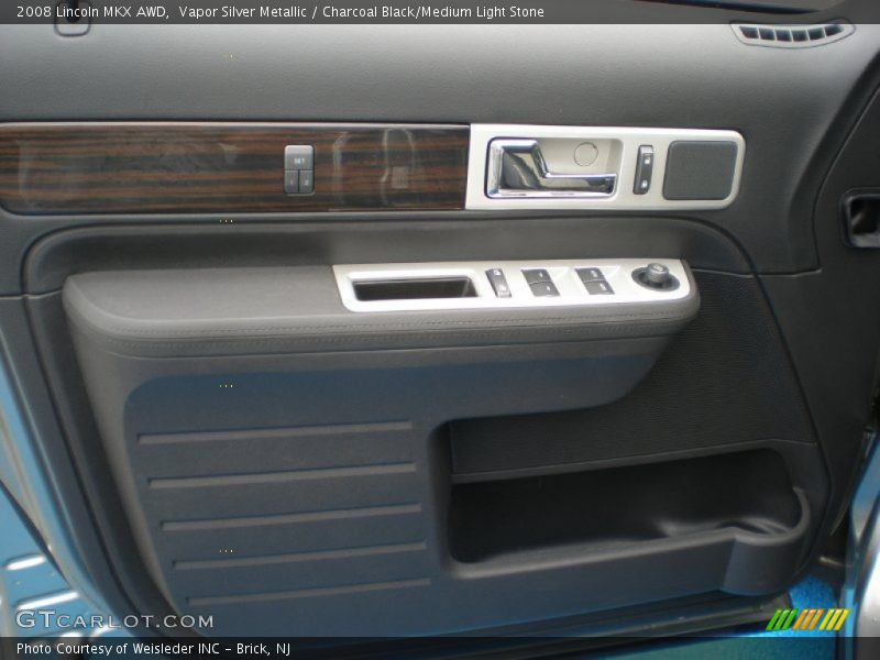 Vapor Silver Metallic / Charcoal Black/Medium Light Stone 2008 Lincoln MKX AWD
