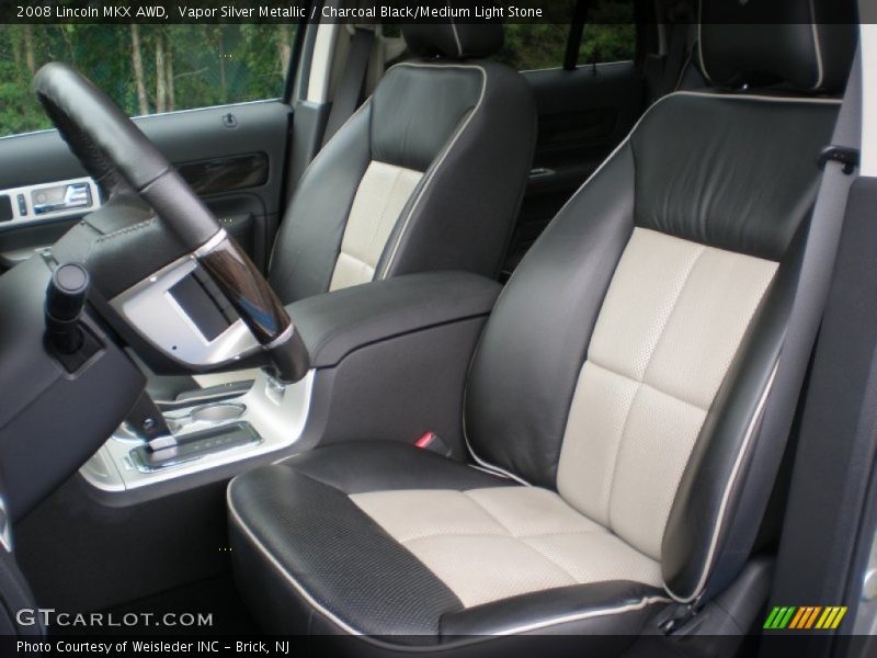 Vapor Silver Metallic / Charcoal Black/Medium Light Stone 2008 Lincoln MKX AWD