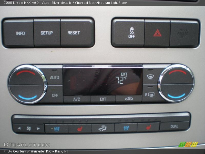 Vapor Silver Metallic / Charcoal Black/Medium Light Stone 2008 Lincoln MKX AWD