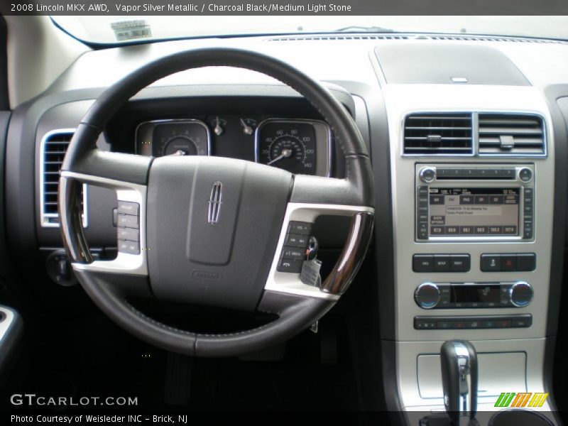 Vapor Silver Metallic / Charcoal Black/Medium Light Stone 2008 Lincoln MKX AWD