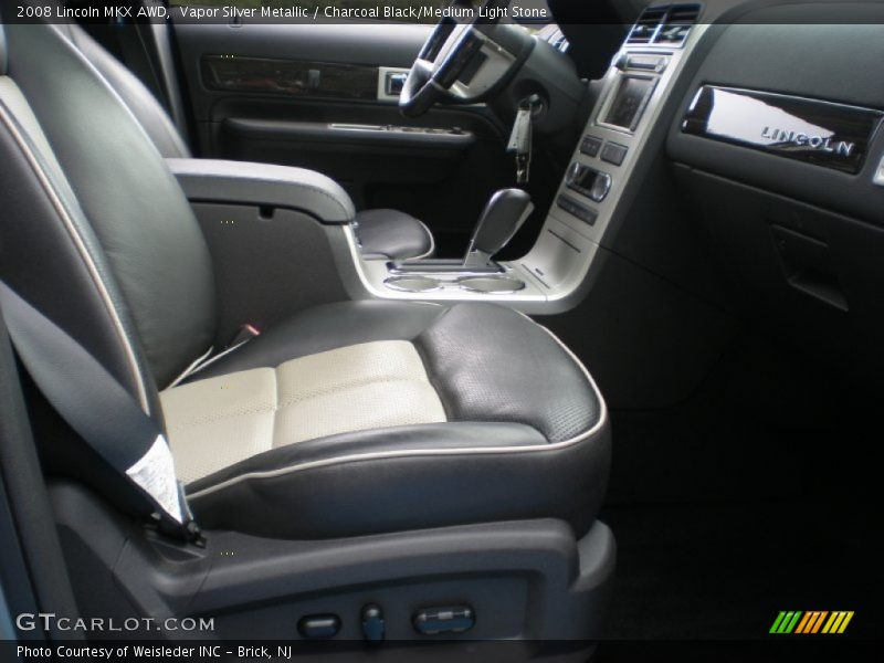 Vapor Silver Metallic / Charcoal Black/Medium Light Stone 2008 Lincoln MKX AWD