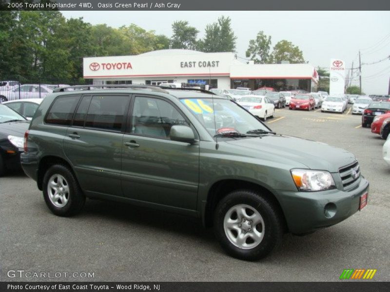 Oasis Green Pearl / Ash Gray 2006 Toyota Highlander 4WD