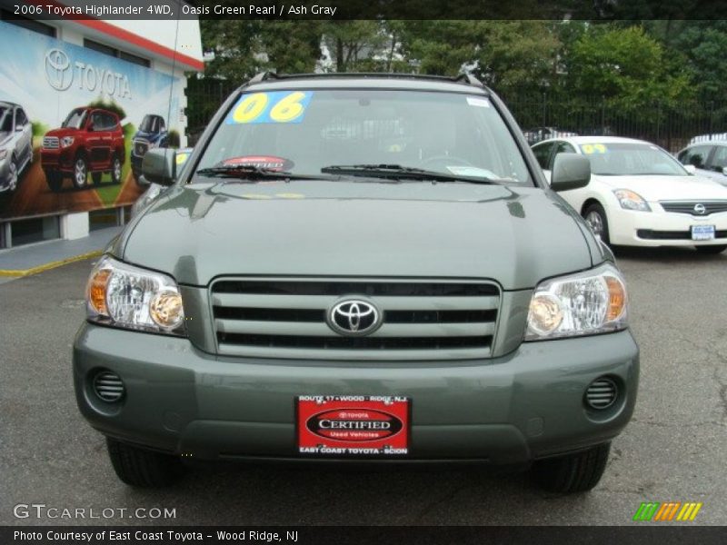 Oasis Green Pearl / Ash Gray 2006 Toyota Highlander 4WD