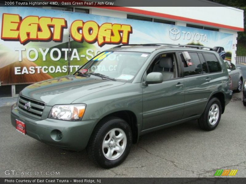 Oasis Green Pearl / Ash Gray 2006 Toyota Highlander 4WD