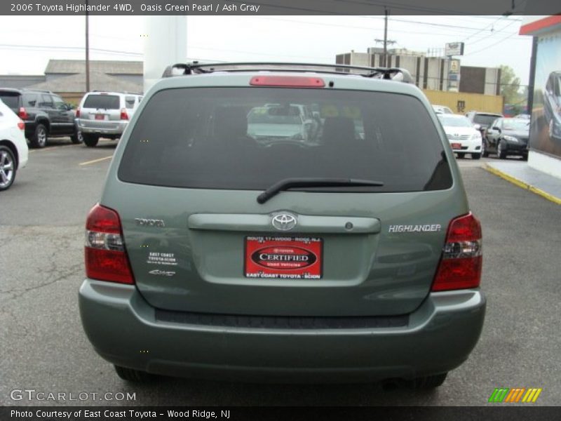 Oasis Green Pearl / Ash Gray 2006 Toyota Highlander 4WD