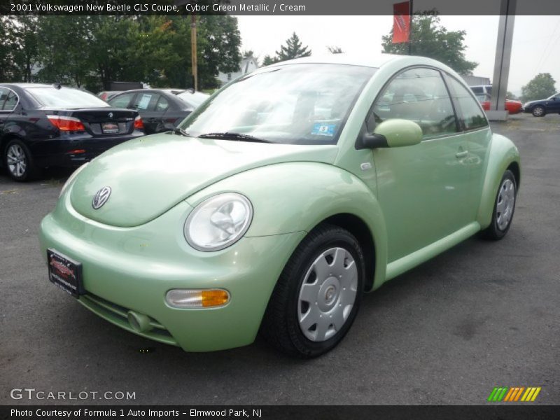 Cyber Green Metallic / Cream 2001 Volkswagen New Beetle GLS Coupe