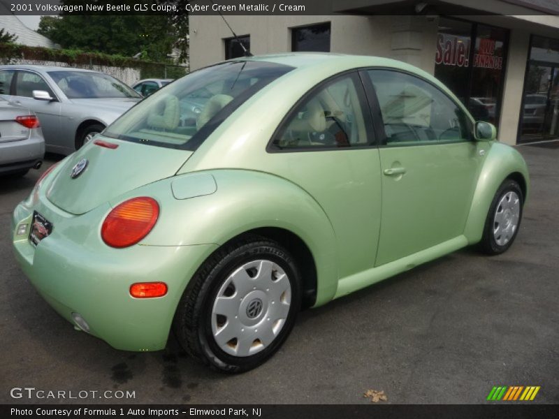 Cyber Green Metallic / Cream 2001 Volkswagen New Beetle GLS Coupe