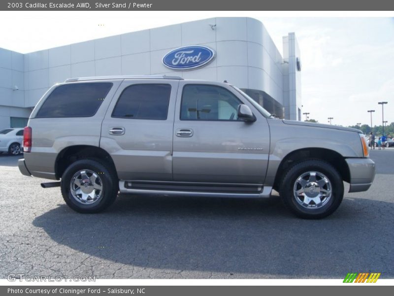 Silver Sand / Pewter 2003 Cadillac Escalade AWD