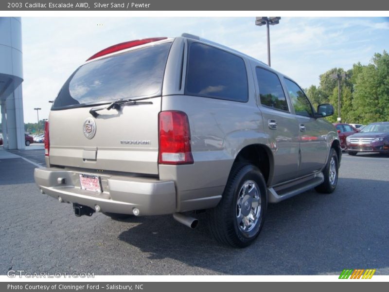Silver Sand / Pewter 2003 Cadillac Escalade AWD