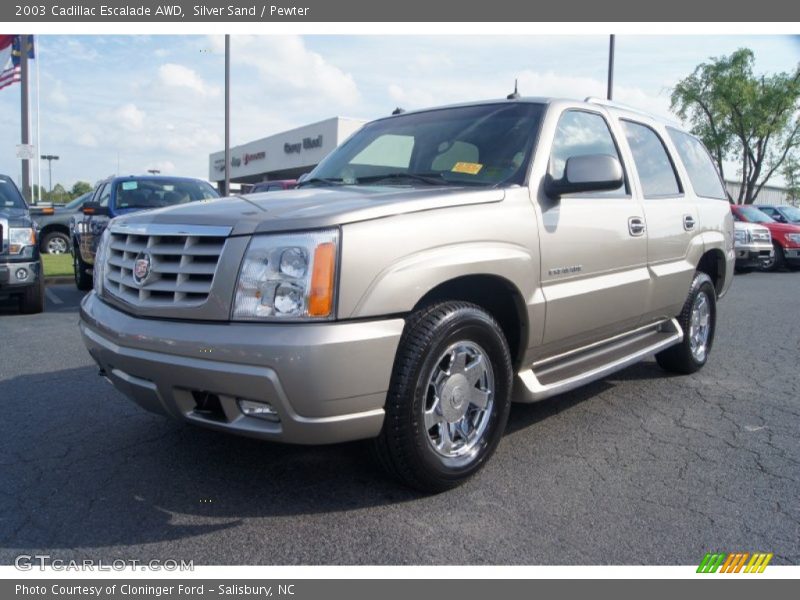 Silver Sand / Pewter 2003 Cadillac Escalade AWD