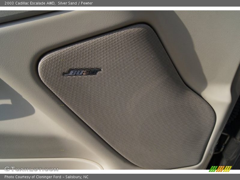 Silver Sand / Pewter 2003 Cadillac Escalade AWD