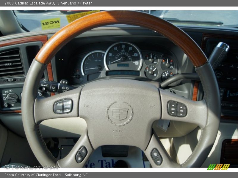 Silver Sand / Pewter 2003 Cadillac Escalade AWD