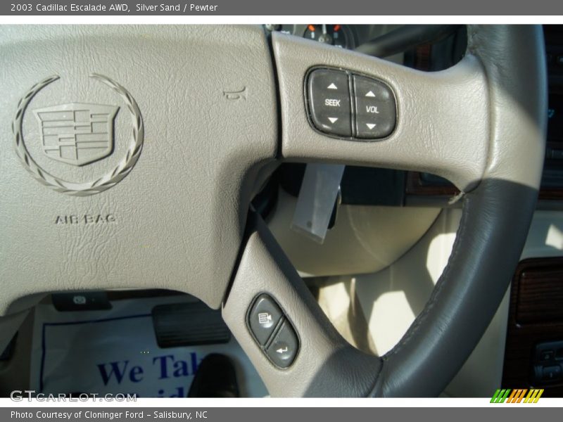 Silver Sand / Pewter 2003 Cadillac Escalade AWD