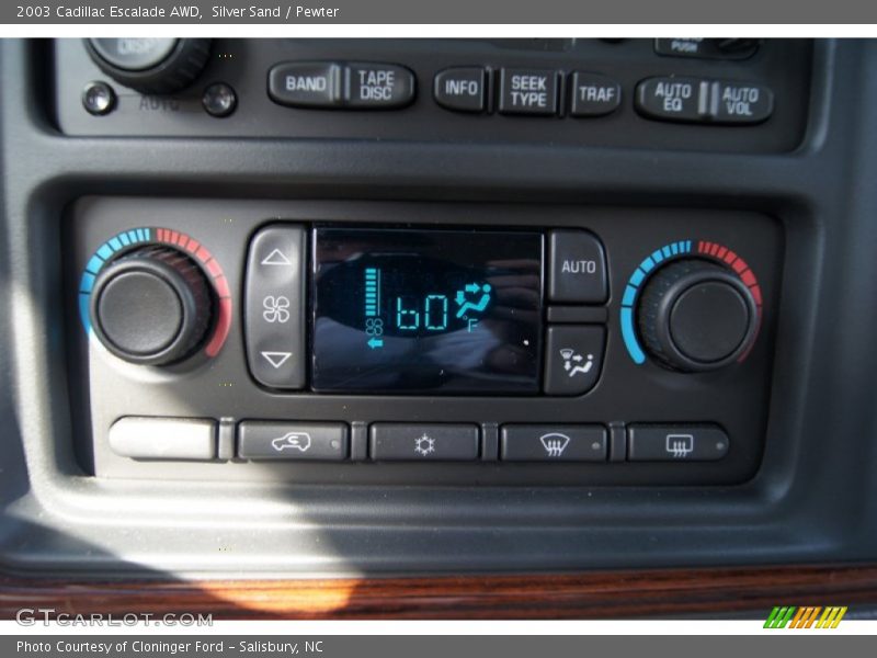 Silver Sand / Pewter 2003 Cadillac Escalade AWD