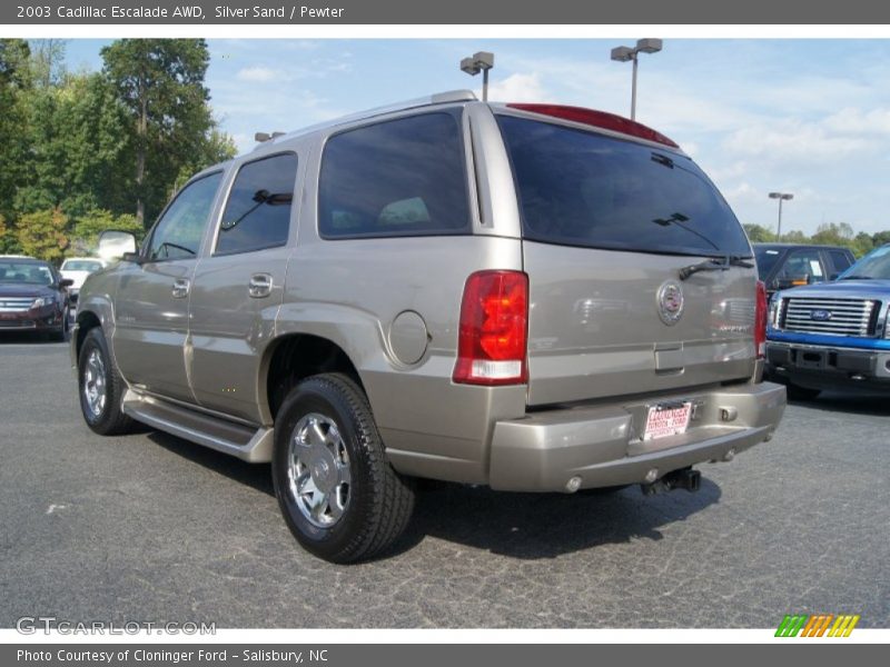 Silver Sand / Pewter 2003 Cadillac Escalade AWD