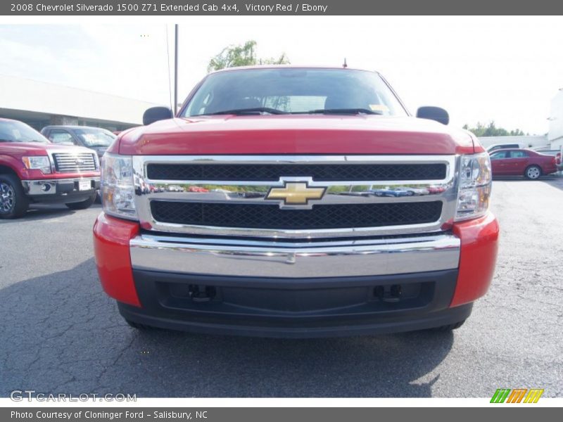 Victory Red / Ebony 2008 Chevrolet Silverado 1500 Z71 Extended Cab 4x4