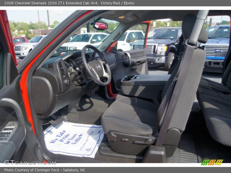 Victory Red / Ebony 2008 Chevrolet Silverado 1500 Z71 Extended Cab 4x4