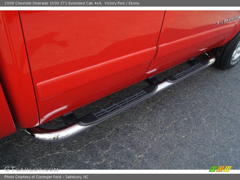 Victory Red / Ebony 2008 Chevrolet Silverado 1500 Z71 Extended Cab 4x4
