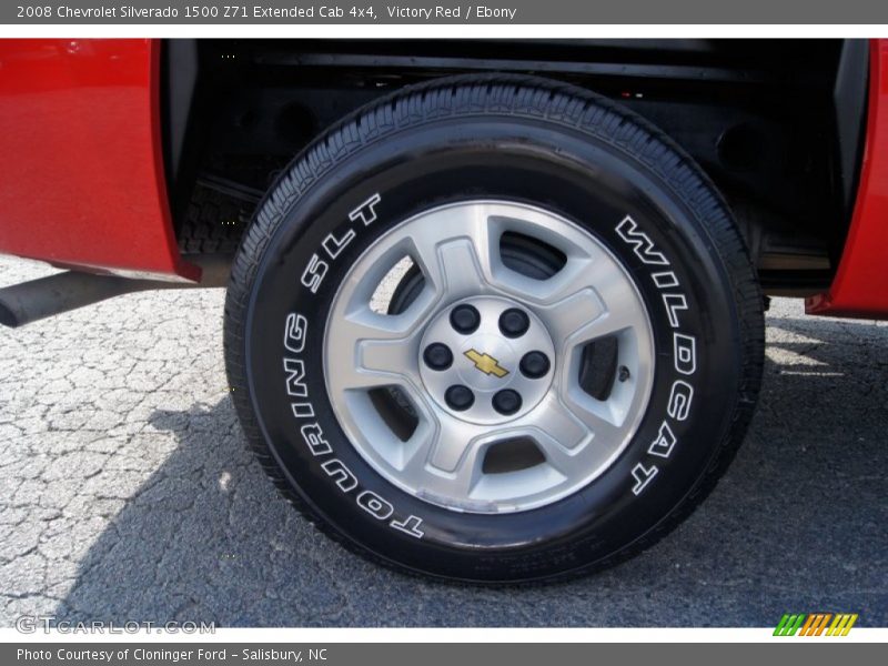 Victory Red / Ebony 2008 Chevrolet Silverado 1500 Z71 Extended Cab 4x4