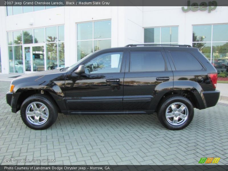 Black / Medium Slate Gray 2007 Jeep Grand Cherokee Laredo