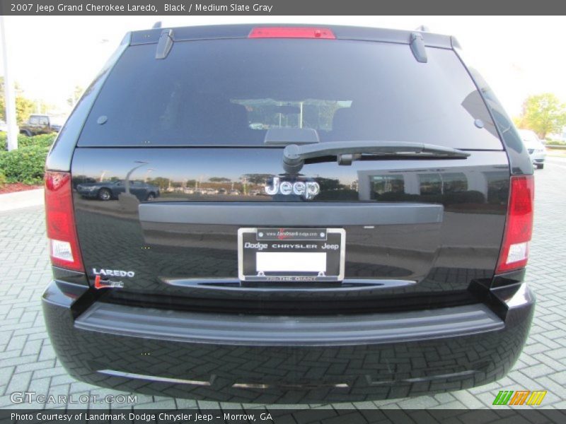 Black / Medium Slate Gray 2007 Jeep Grand Cherokee Laredo
