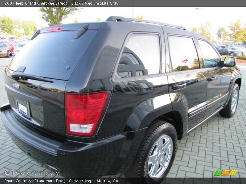Black / Medium Slate Gray 2007 Jeep Grand Cherokee Laredo