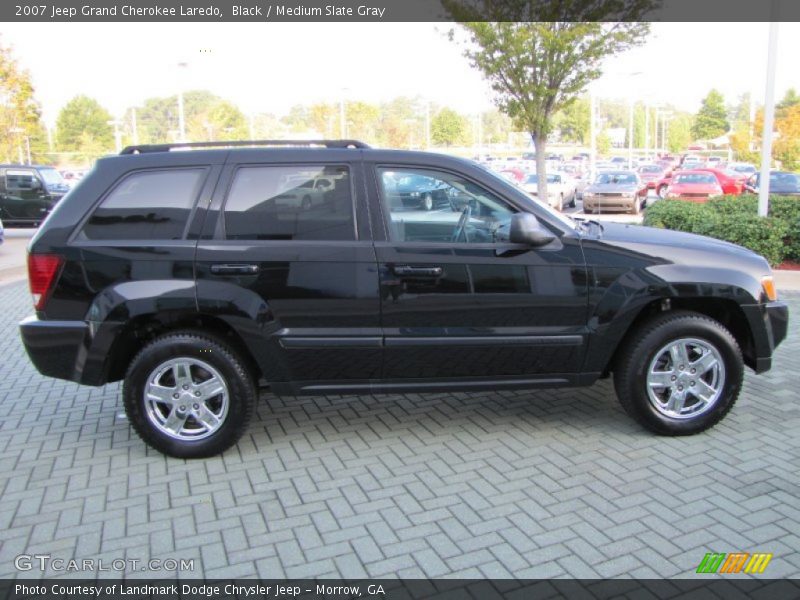 Black / Medium Slate Gray 2007 Jeep Grand Cherokee Laredo