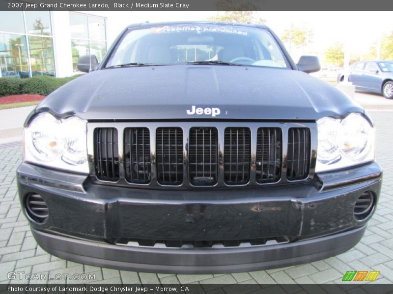 Black / Medium Slate Gray 2007 Jeep Grand Cherokee Laredo