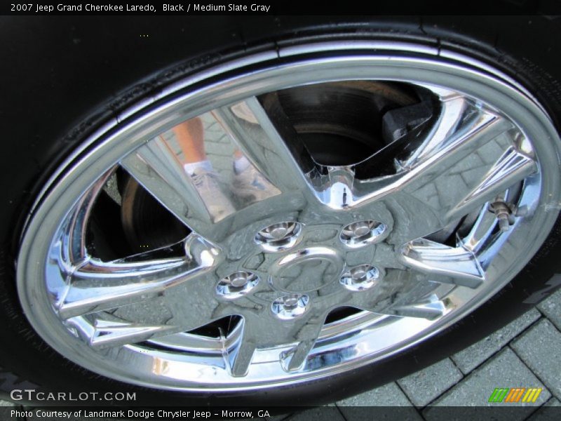 Black / Medium Slate Gray 2007 Jeep Grand Cherokee Laredo