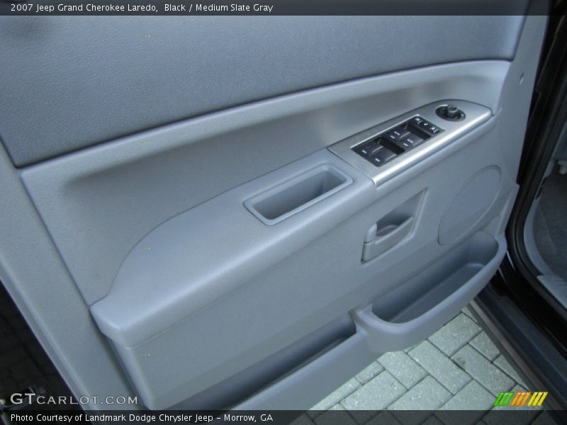 Black / Medium Slate Gray 2007 Jeep Grand Cherokee Laredo