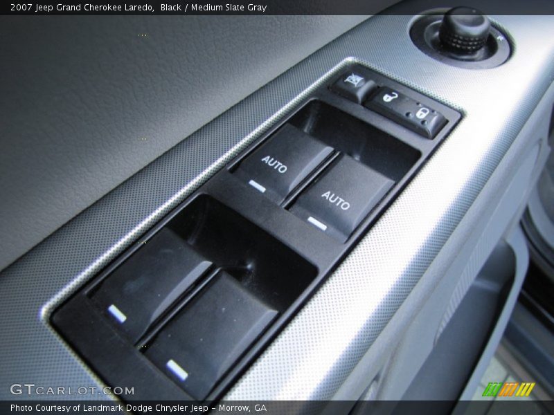 Black / Medium Slate Gray 2007 Jeep Grand Cherokee Laredo