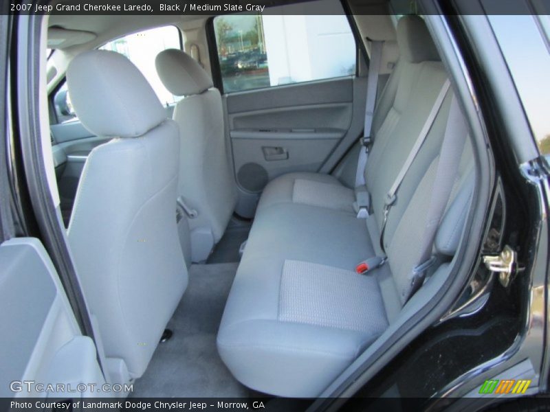 Black / Medium Slate Gray 2007 Jeep Grand Cherokee Laredo