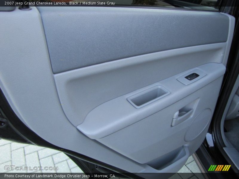Black / Medium Slate Gray 2007 Jeep Grand Cherokee Laredo