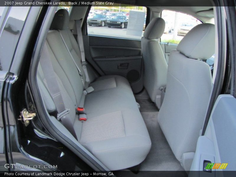 Black / Medium Slate Gray 2007 Jeep Grand Cherokee Laredo