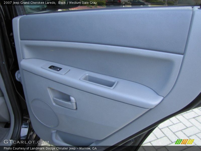 Black / Medium Slate Gray 2007 Jeep Grand Cherokee Laredo