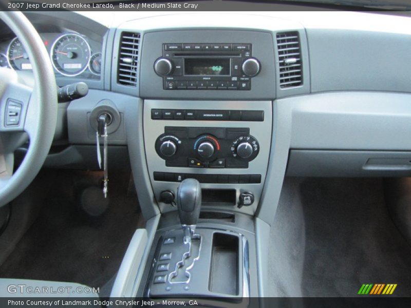Black / Medium Slate Gray 2007 Jeep Grand Cherokee Laredo