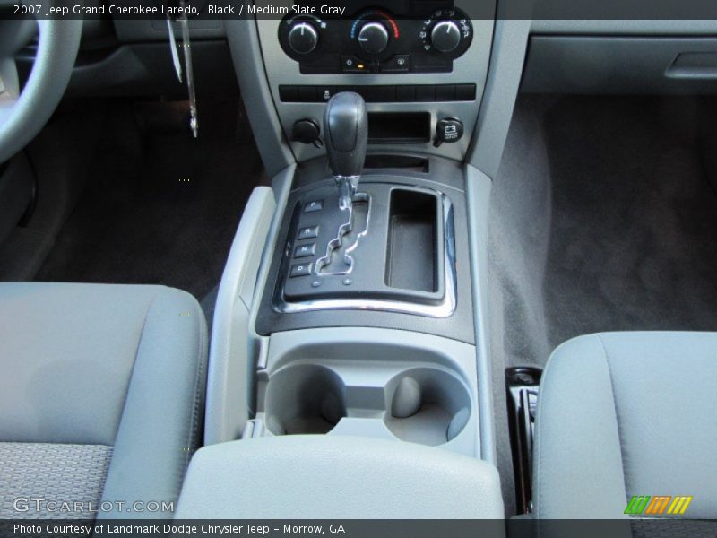 Black / Medium Slate Gray 2007 Jeep Grand Cherokee Laredo