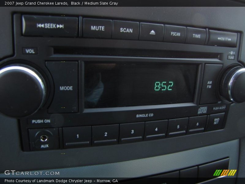 Black / Medium Slate Gray 2007 Jeep Grand Cherokee Laredo