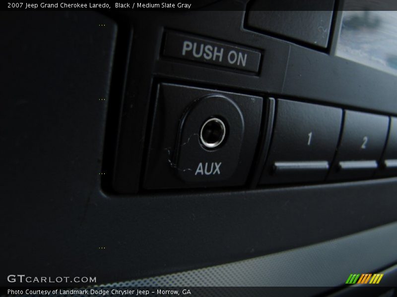 Black / Medium Slate Gray 2007 Jeep Grand Cherokee Laredo