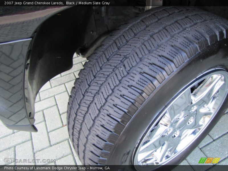Black / Medium Slate Gray 2007 Jeep Grand Cherokee Laredo