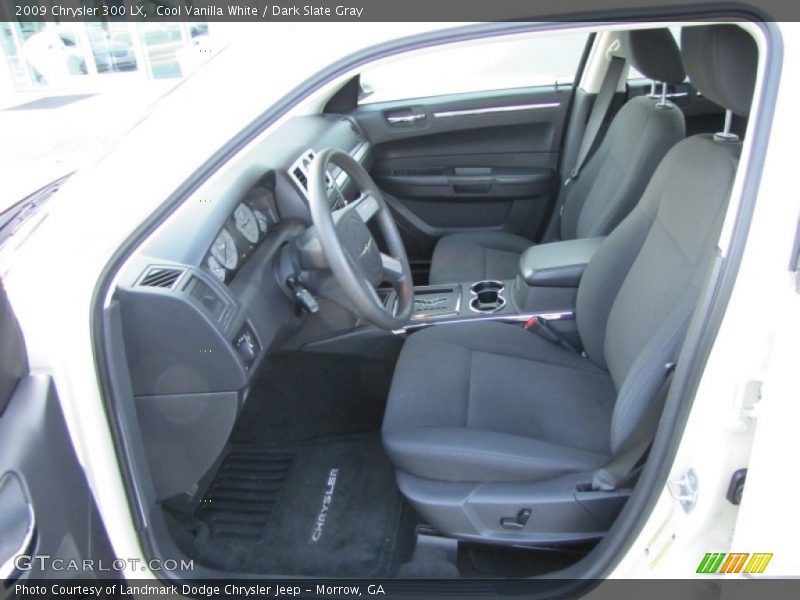 Cool Vanilla White / Dark Slate Gray 2009 Chrysler 300 LX