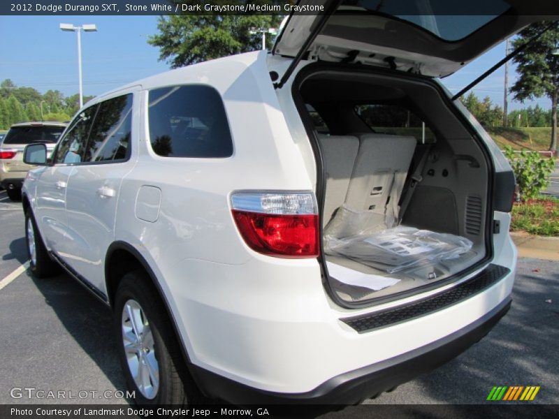 Stone White / Dark Graystone/Medium Graystone 2012 Dodge Durango SXT