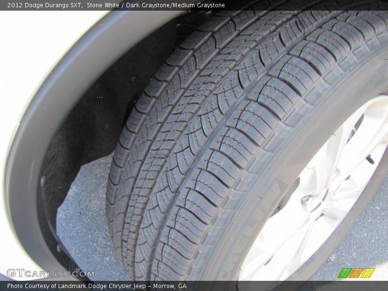 Stone White / Dark Graystone/Medium Graystone 2012 Dodge Durango SXT