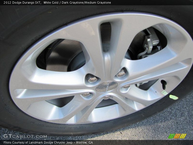 White Gold / Dark Graystone/Medium Graystone 2012 Dodge Durango SXT