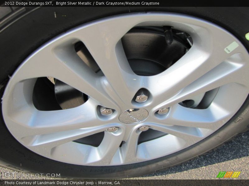 Bright Silver Metallic / Dark Graystone/Medium Graystone 2012 Dodge Durango SXT