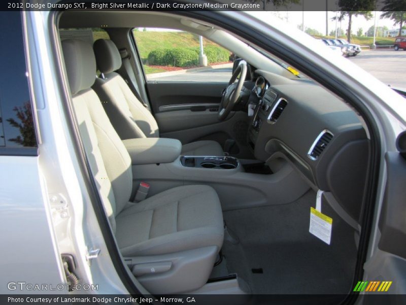 Bright Silver Metallic / Dark Graystone/Medium Graystone 2012 Dodge Durango SXT